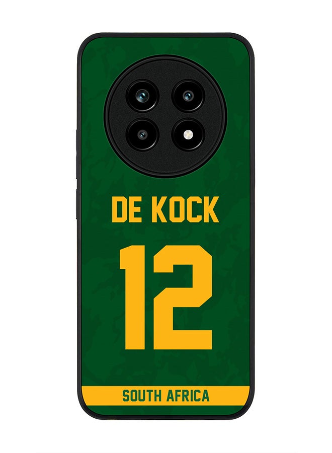 For Realme 13 Pro / 13 Pro+ Case,Slim fit Camera Protection, Shockproof Thin Phone cover  - South Africa Quinton de Kock, Jersey No 12